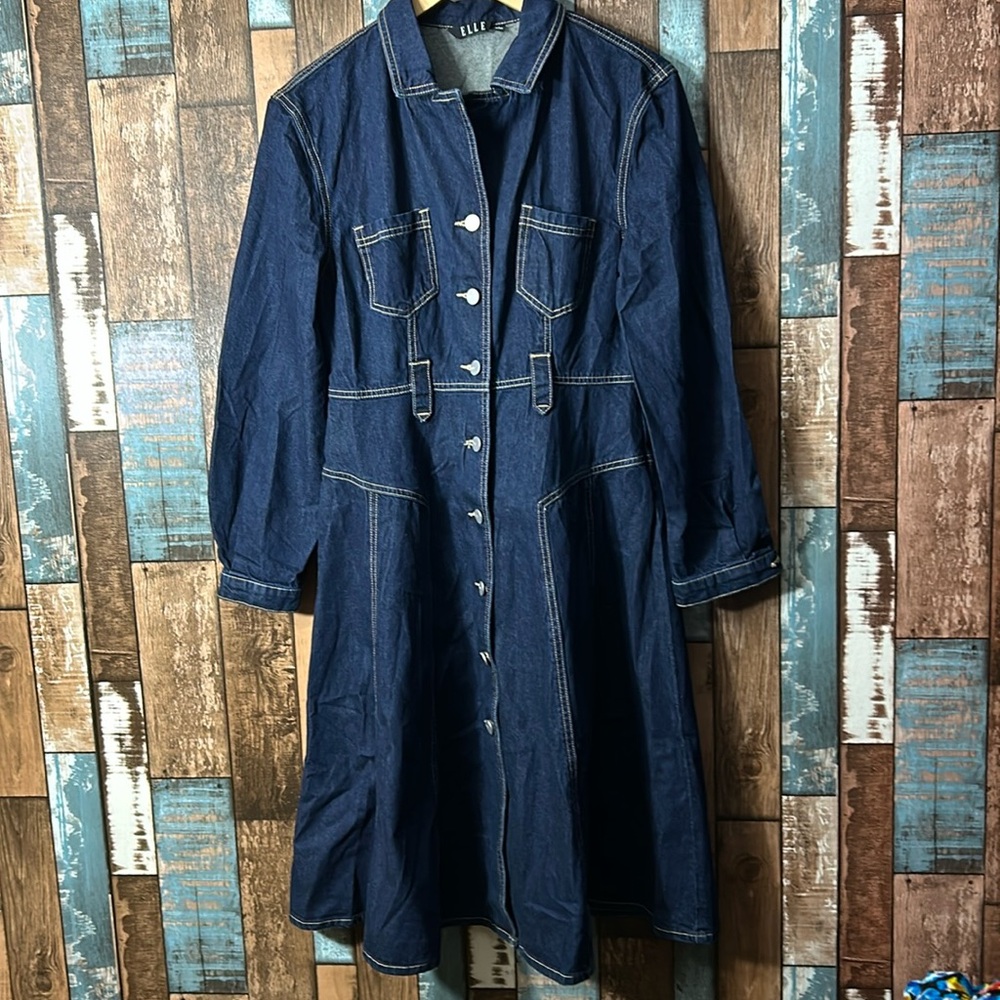 Elle Denim Blue Dress